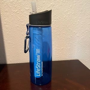 LifeStraw Go Water Filter Bottle with 2-Stage Integrated Filter Straw